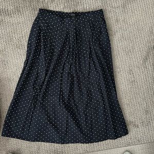 Jcrew polka dot skirt